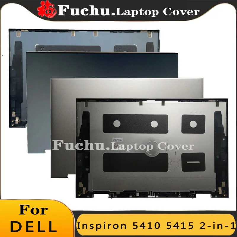 New Lapatop LCD Back Cover Lid /Hinges For Dell Inspiron 5410 5415 7415 2-in-1 0NRGDR 0GWRR6 GWRR6 USA Sliver/Blue