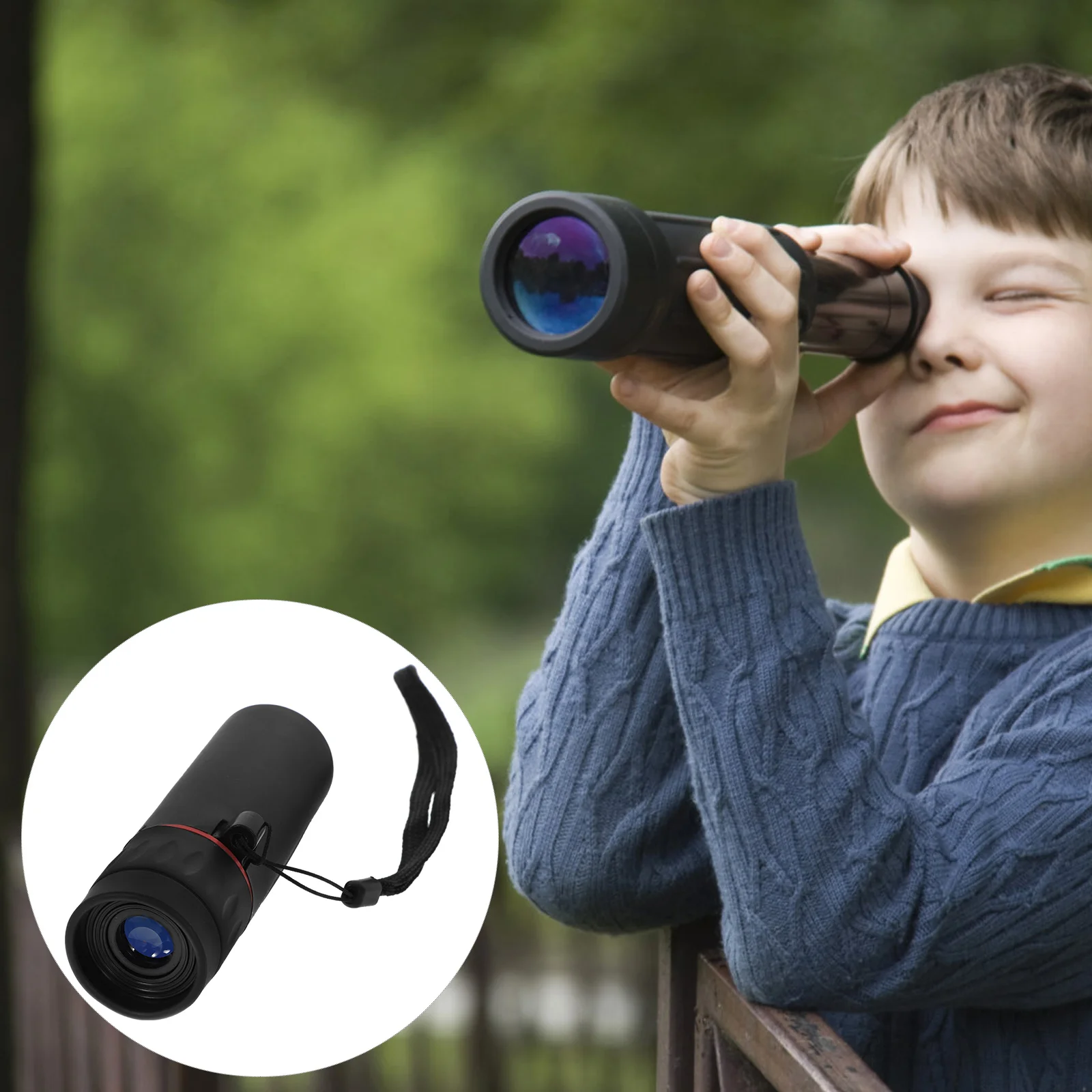 

10X25 Monocular Telescope Black Single-Tube Zoom Pocket Size Fully Multi-Coated Lens For Camping Hiking Traveling Outdoor Sports