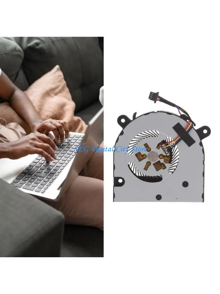 

U75B CPU Fan Notebook Radiator 5V for Xiaoxin Pro-13 2019 Laptop Cooling Fan Heatsink