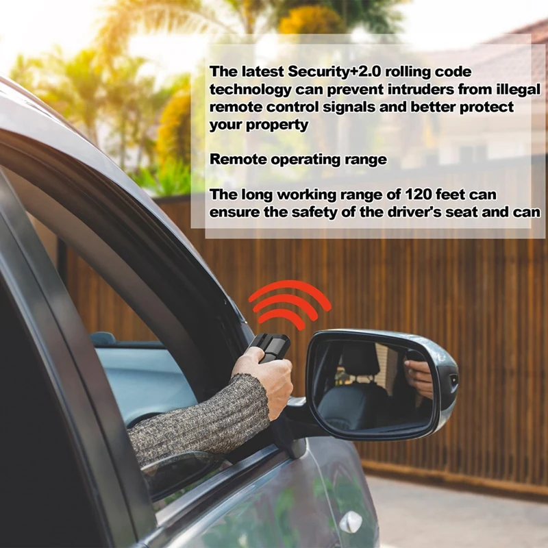 Garage Door Remote 892LT Garage Door Opener Remote Two-Button + 2.0 Learning Remote 2Pack