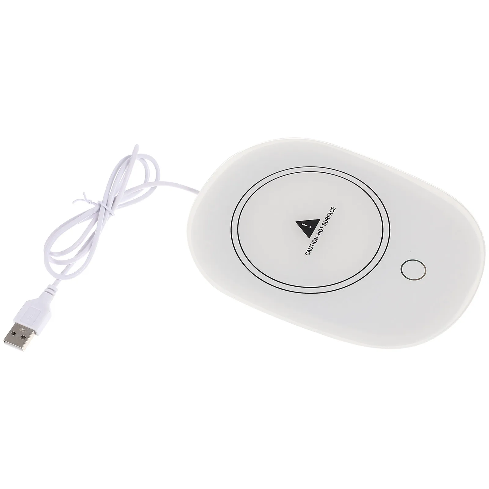 1pcs Mug Warmer Usb Powered Cup Heater For Coffee Tea Hot Cocoa Auto Thermostat Function Lightweight Portable Low Power