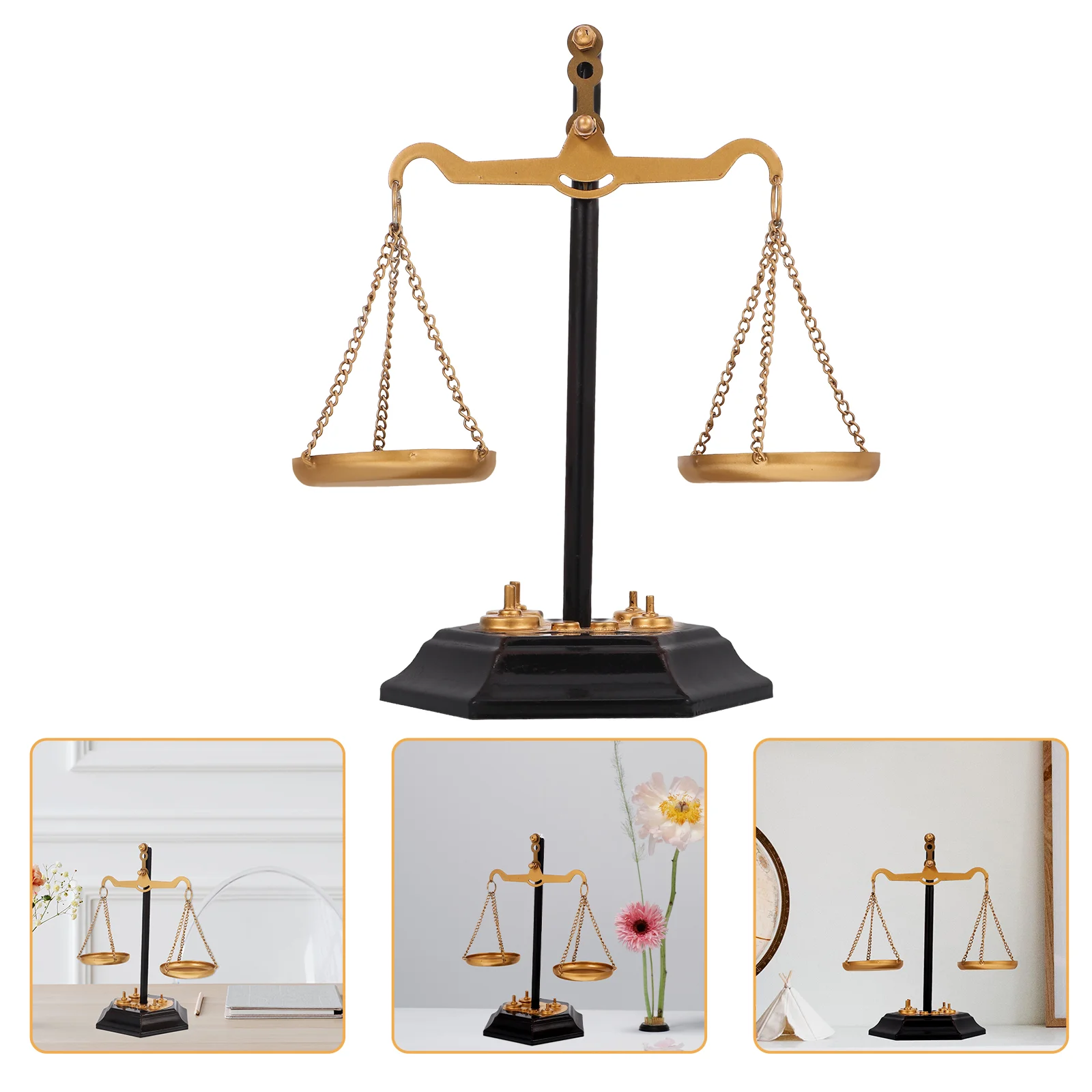 

Decoration Vintage Decorations Metal Balance Scale Ornament Ornaments Home Furnishings Table Libra Office