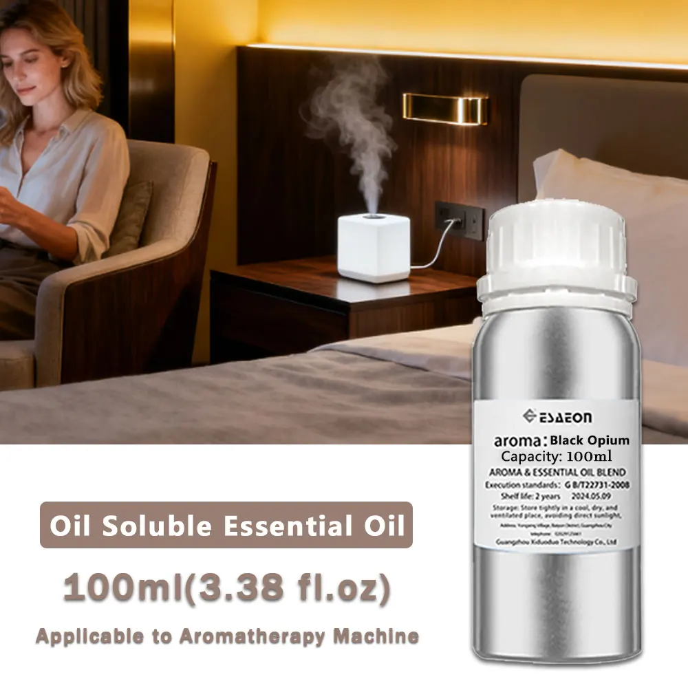 ESAEON 100ml(3.38 fl.oz) Black Opium Hilton Essential Oil, For Reed Diffuser & Fireless Aromatherapy & Waterless Aroma Diffusers