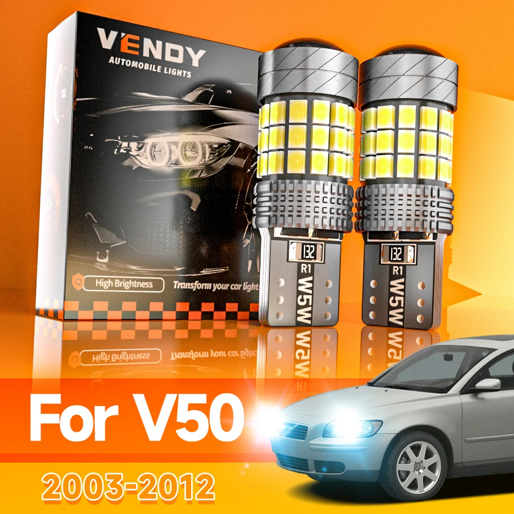 

2pcs For Volvo V50 2003-2012 LED Parking Light Clearance Lamp 2004 2005 2006 2007 2008 2009 2010 2011 Canbus Accessories