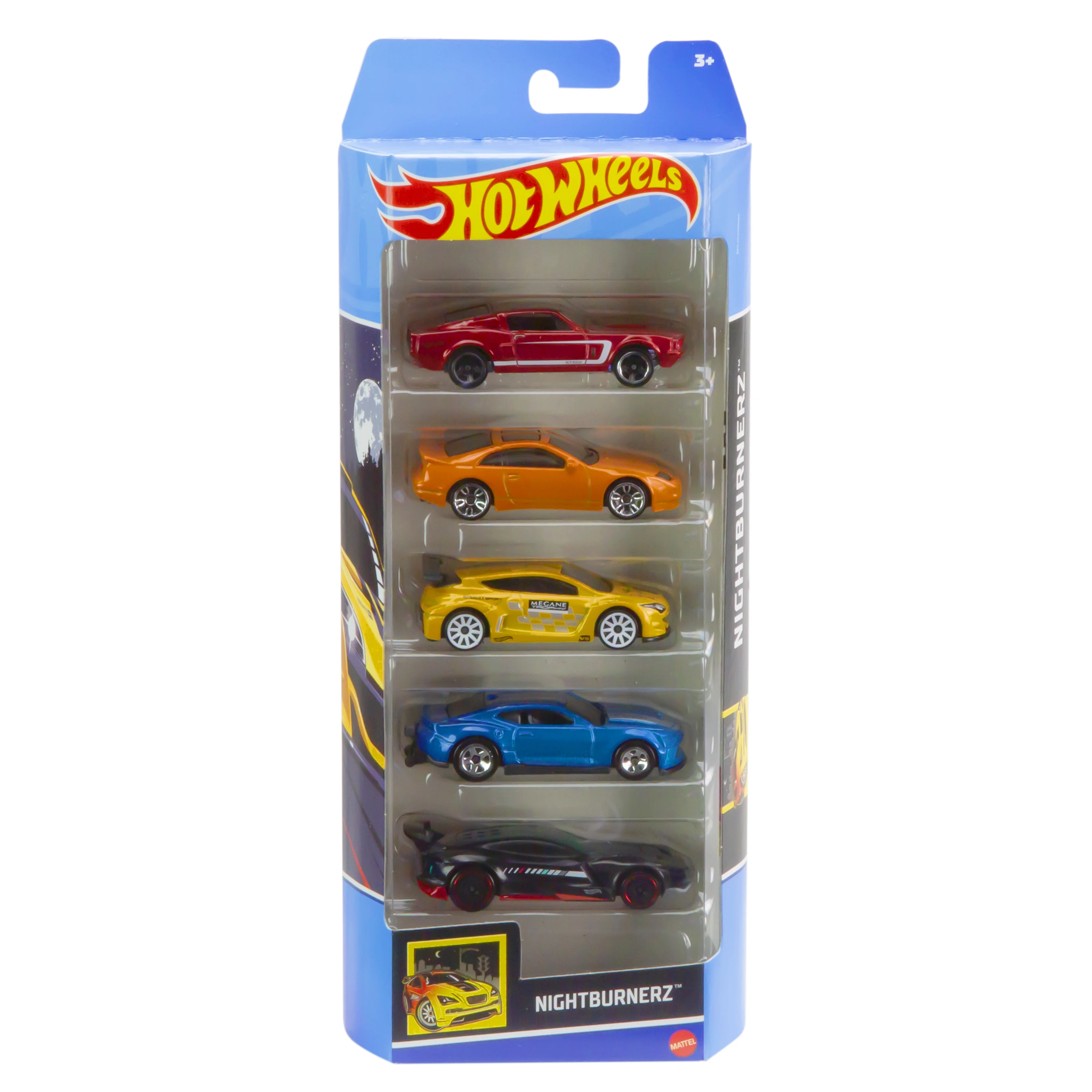 Original Hot Wheels 5 Car Pack Toys Boys 1/64 Diecast Retro Racers HW Motor Shows Mopar Flames Let\'s Race X-racers Batman Gift