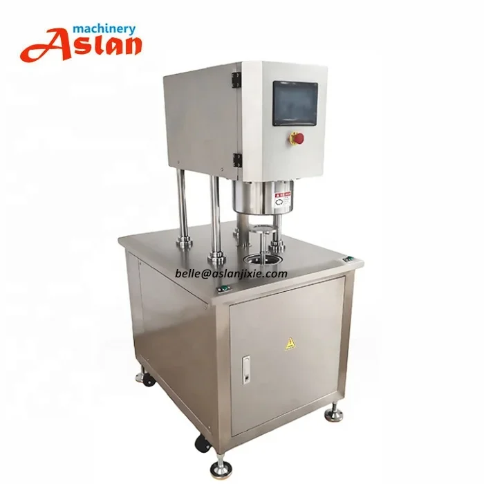 Food Vacuum Cans Sealing Machine Plastic Cans Nitrogen-filled Packaging Machine PET Cans Sealer Machine