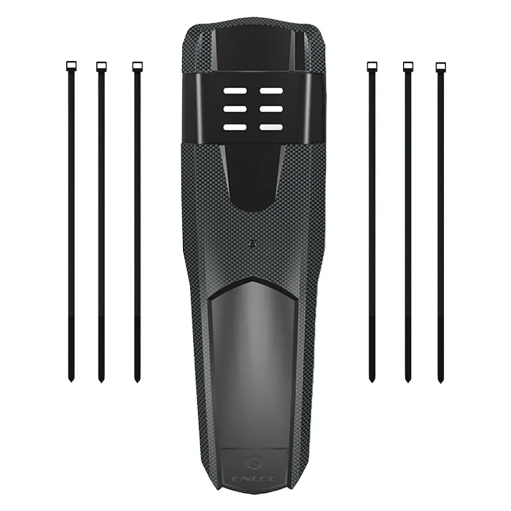 Extended MTB Bicycle Front Rear Universal Fender with Ties Bike Wheel Mudguard