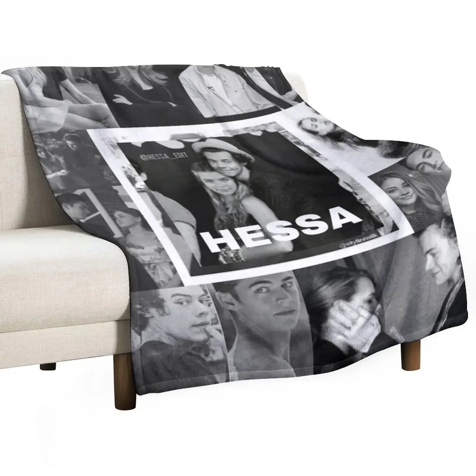 Hessa Throw Blanket Furry Bed Blankets