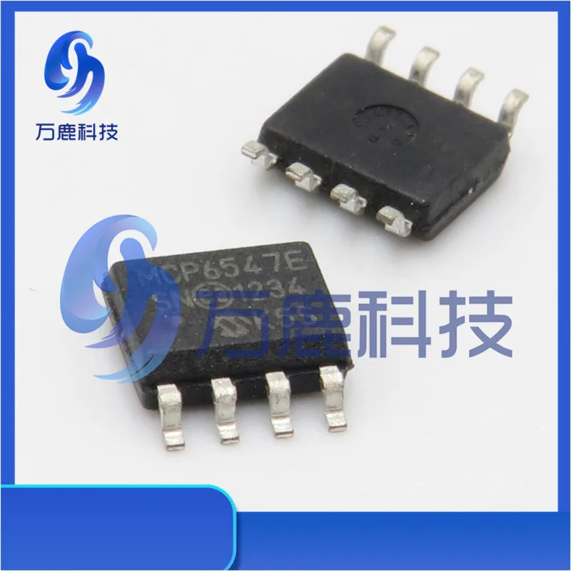 Mcp6547-E/Sn Dual 1.6V Open Drain Comparator, E Temp Soic-8