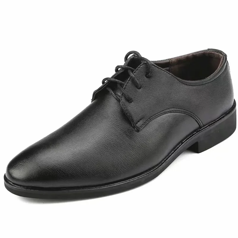 TAFN-zapatos de cuero para hombre, calzado formal de negocios y ocio británico, para jóvenes, primavera y otoño