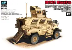 T-Model GH72A03 1/72 Scale US M1124 MaxxPro MRAP w/O-GPK Turret Model