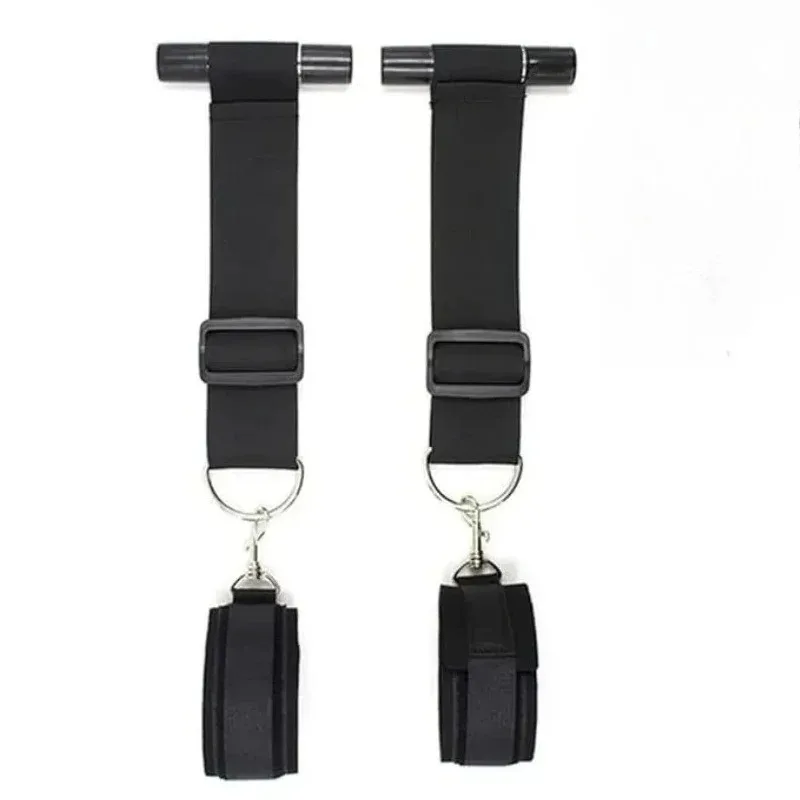 BDSM Door Mount Sex Swing Harness Kit with Wrist Handcuffs And Binding Rope for Erotic Fetish Training Adult Restraint Toy