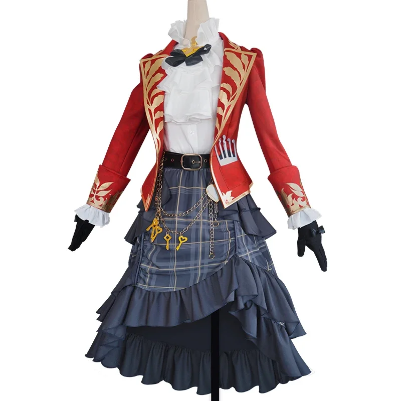 Abito da donna cosplay con serratura a cuore meccanico in costume Identity V