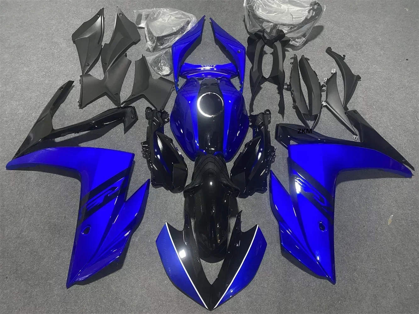 

Motorcycle Fairing Kit for Yamaha R3 15-18 Years R25 2015 2016 2017 2018 Fairing Blue Black