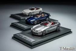 T.MASTER 1:64 SLR Roadster 2007 Simulation Limited Edition Resin Metal Static Car Model Toy Gift