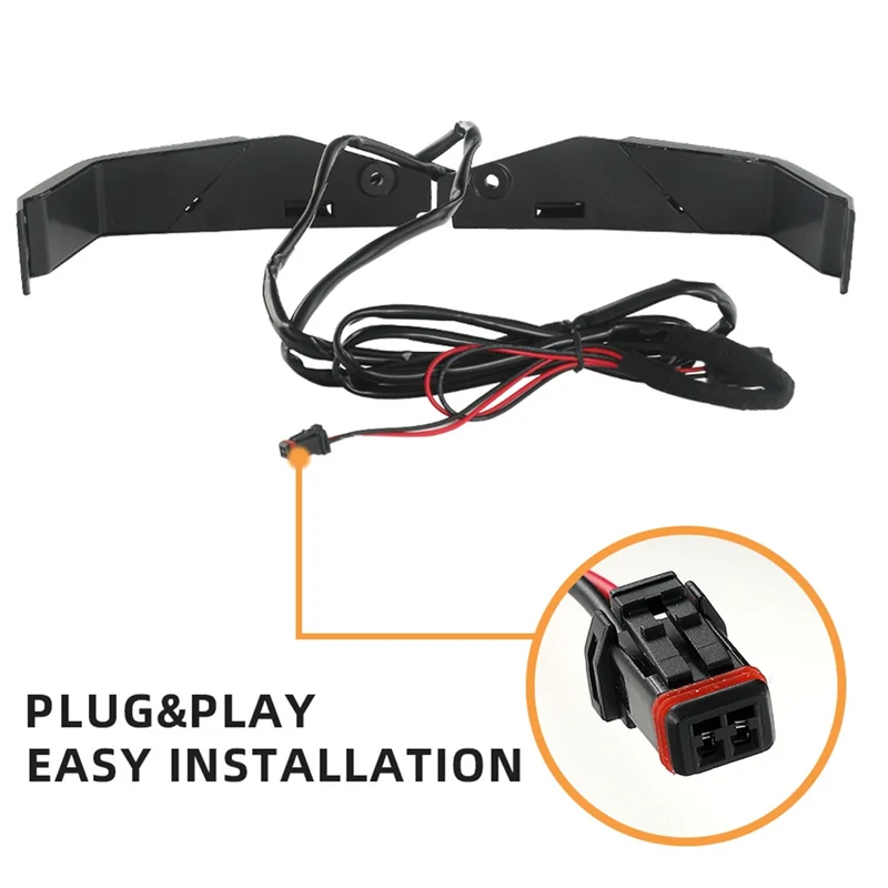 

AV34-Hand Guards LED Lights Lamps Lighting Kit For Can-Am Ryker 600 900 Sport Rally All Models Accessories Replace 219400820