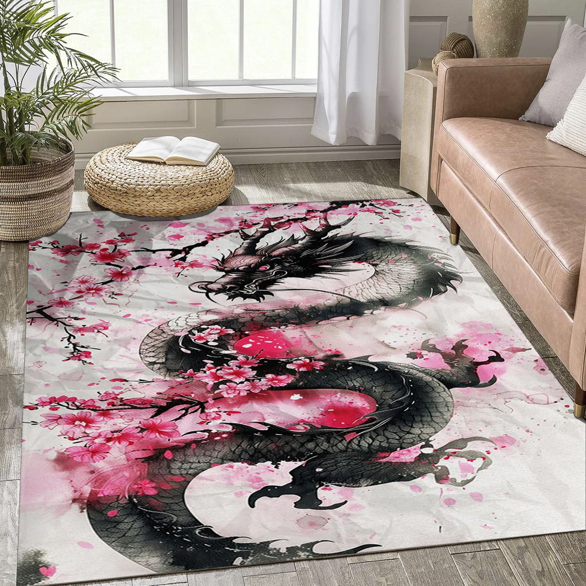 dragon Domineering tiger Carpet multi-size Carpet for Living Room Bedroom Kid's Room Home Decor Area Rug Non-slip Mat Sofa Mat