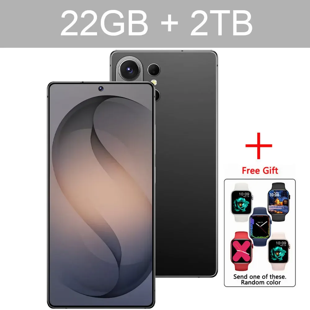 K-Touch S27 Ultra Mobile Phones Smartphone 7.3 Inch 4G 5G Dual Card Dual Standby Cell Phone 16+48MP Camera 7800mAh Android 15 WIFI GPS Global Version Cellphones For Men Women