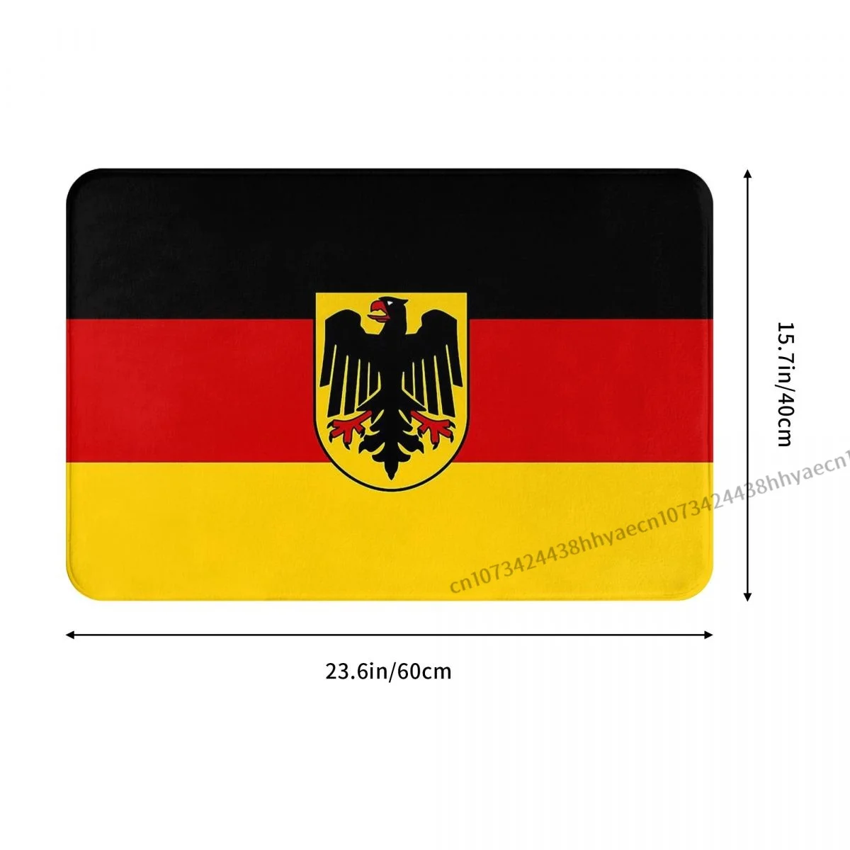 Flag Non-slip Doormat Bath Mat German State Hallway Carpet Entrance Door Rug Home Decorative