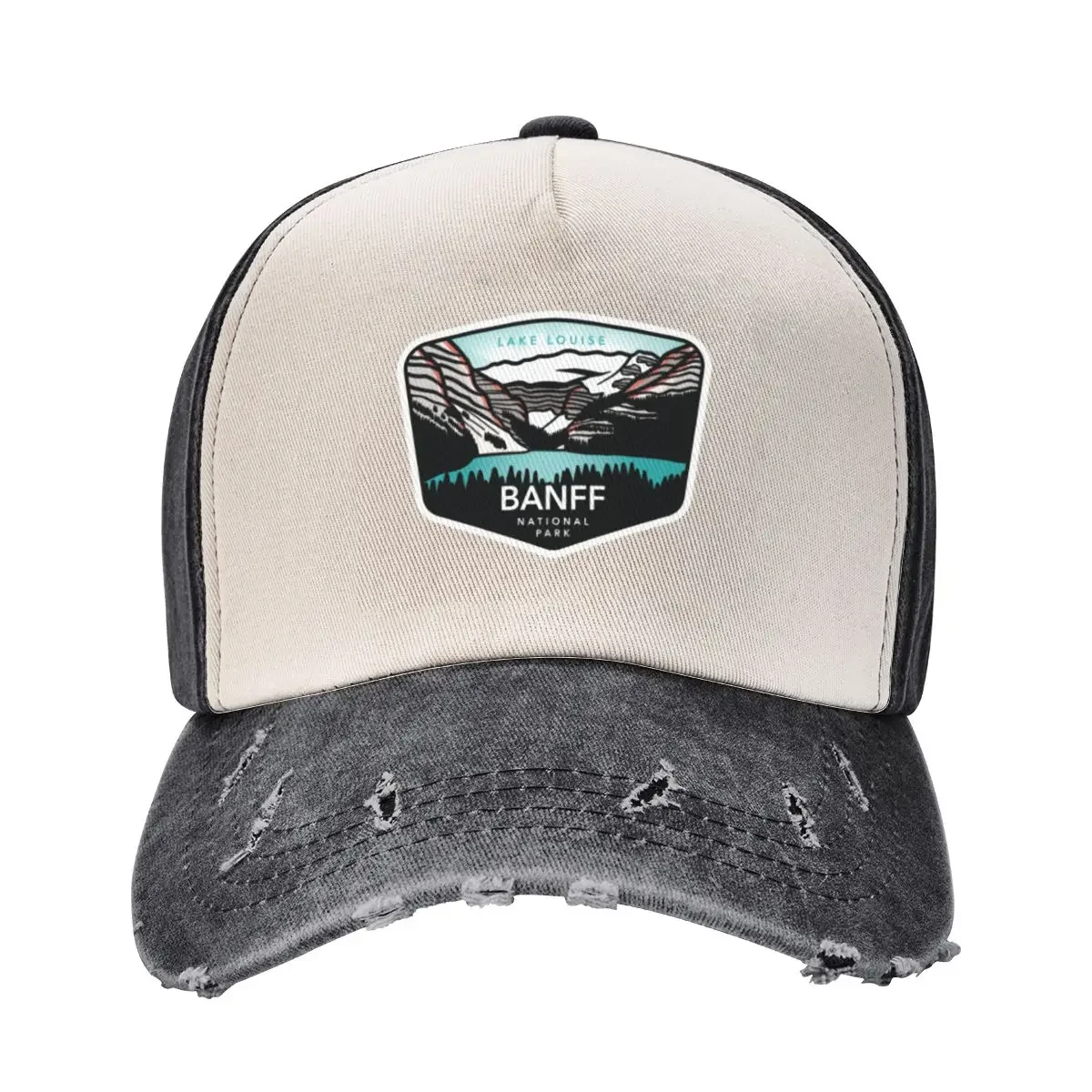 

Lake Louise, Banff National Park, Alberta, Canada Baseball Cap Trucker Cap fishing caps man derby hat Caps Women Men's