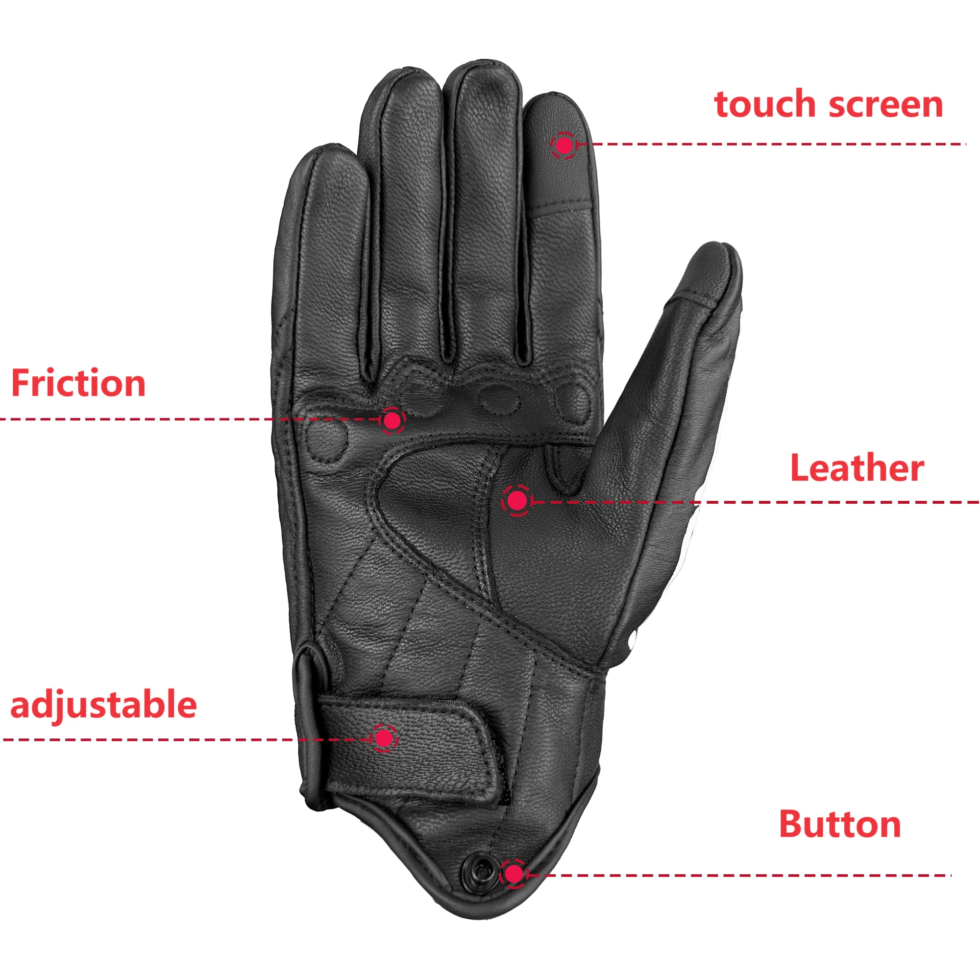 Moto Glove Touch Screen Motorcycle Gloves Breathable Motorbike Riding  Protective Guantes Moto Full Fingers Motocross Driving