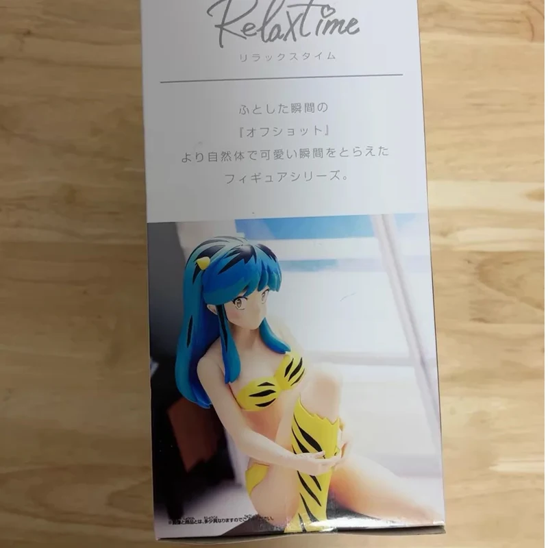 Figurine à collectionner Bandai Banpresto Urusei Yatsura Relax Time Lamu Anime figurines modèle Original décoration ornements jouet