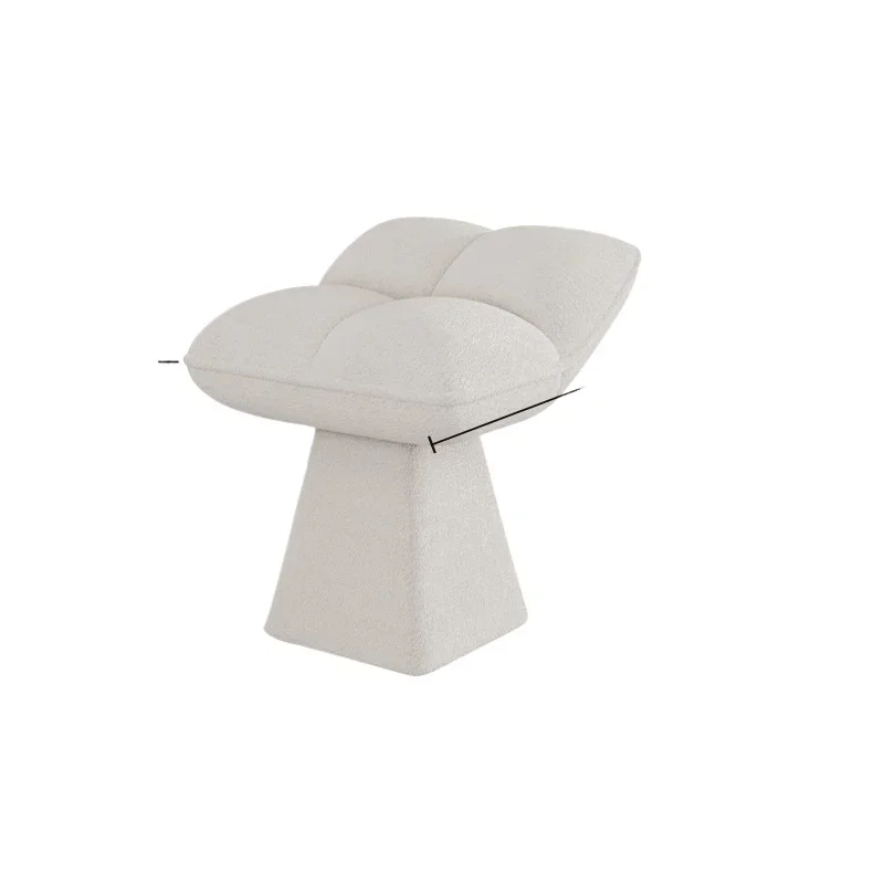 

Light luxury dressing stool cream style simple girls bedroom dresser stool household chair makeup stool