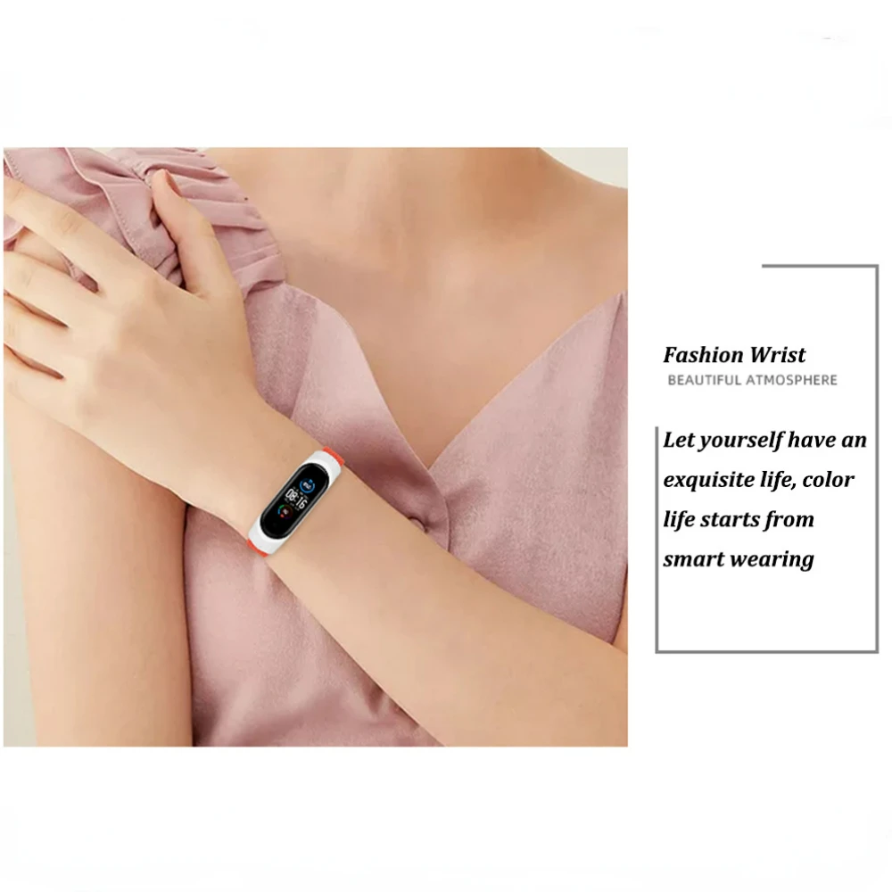 Adjustable Elastic Strap for Xiaomi Mi Band 7 6 5 4 3 Comfortable Fabric Bracelet Wristband for Xiaomi Mi Band 6 for Mi Band 5 4