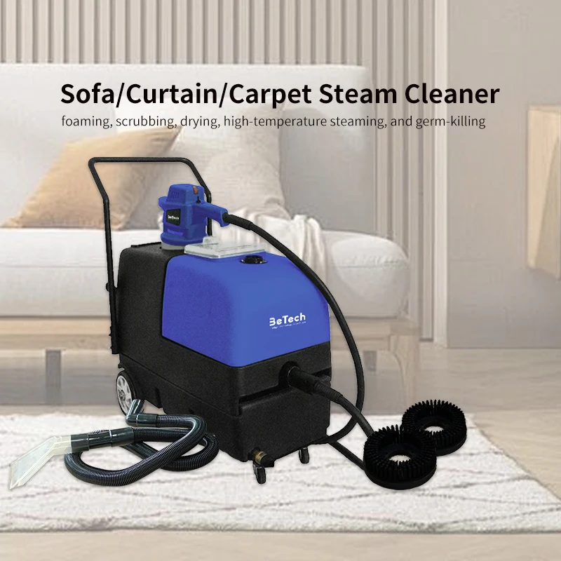 2025Commercial Electric Carpet Curtain Sofa Cleaner High Pressure Dry Wet Vacuum Steam Cleaner with 220V New Condition - Image 6