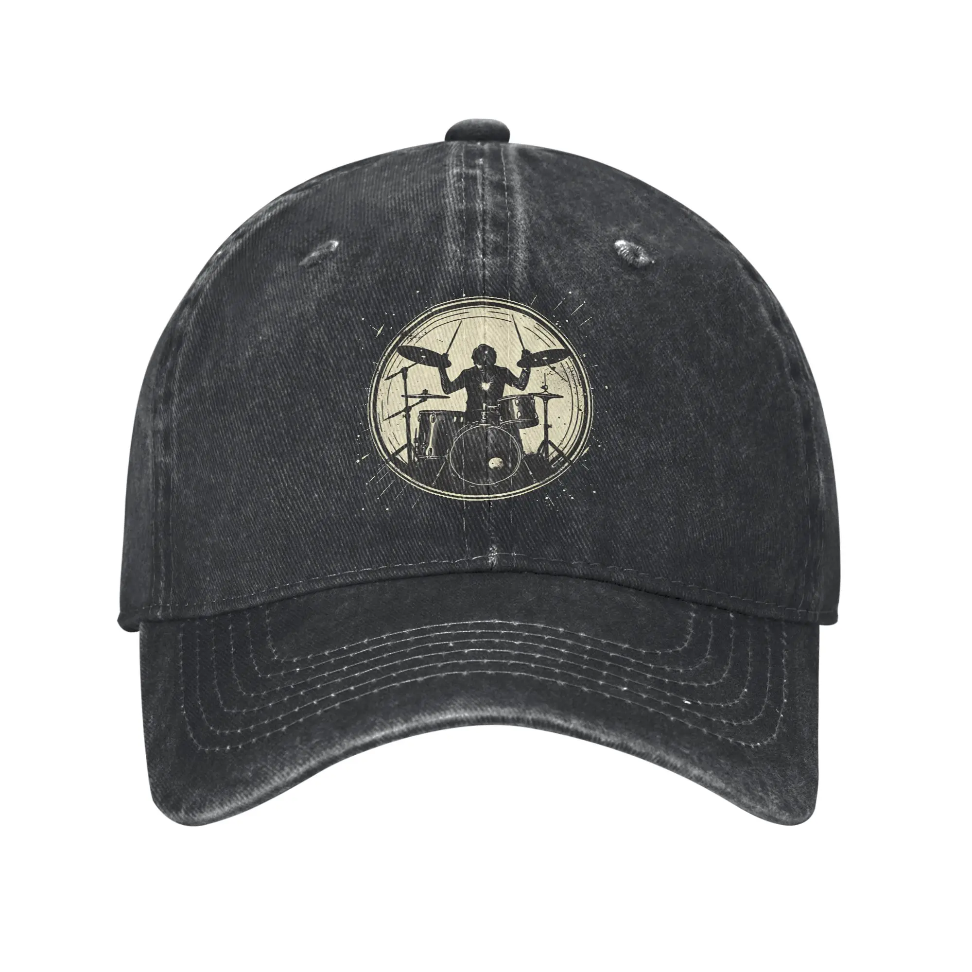 Drummer Fashion Baseball Cap  Uv Protection Brand Cap  Pool Party Brand Cap