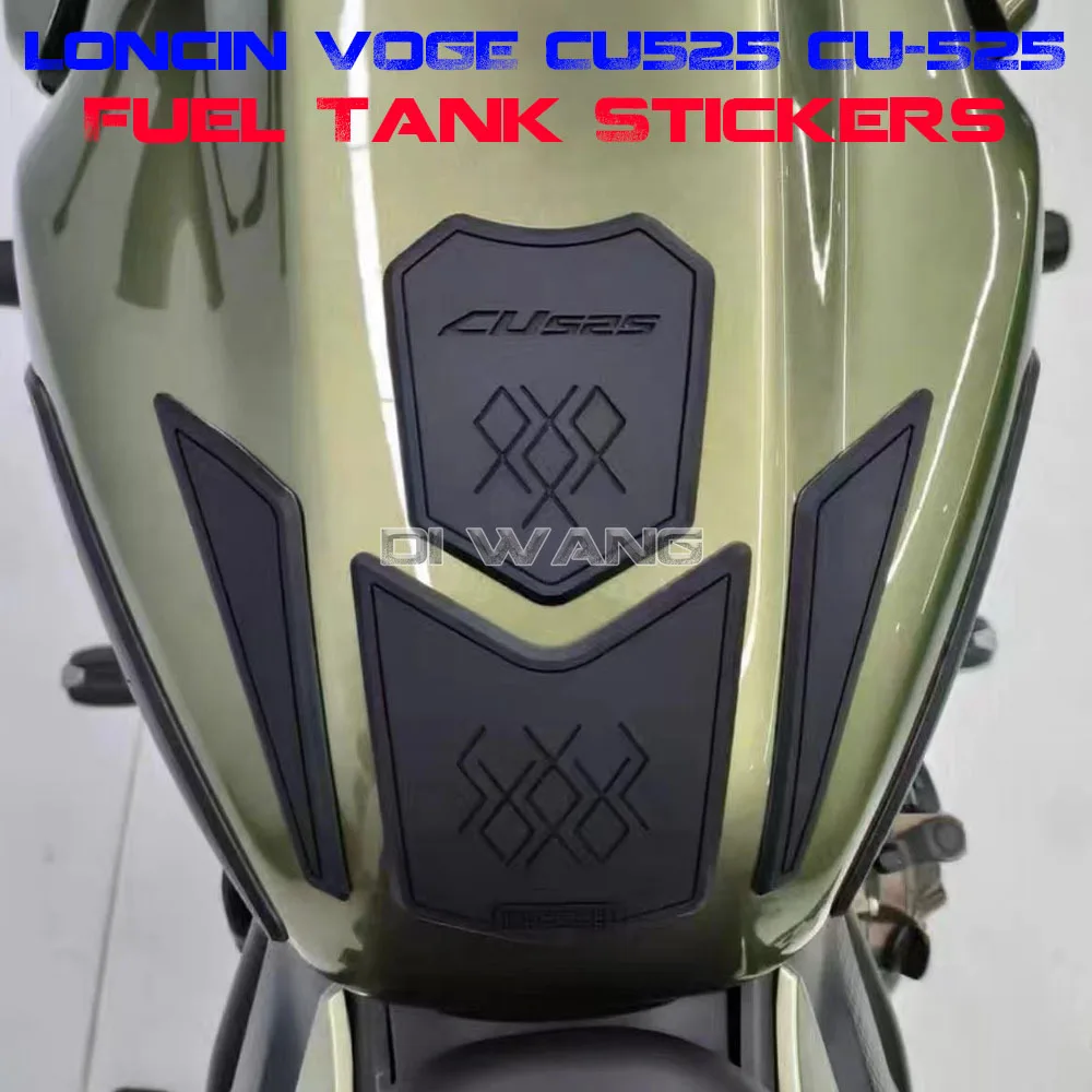 

For Loncin Voge CU525 CU 525 525CU Thickened Fuel Tank Sticker Rubber Fishbone Sticker Modified Anti Wear And Anti Slip Sticker