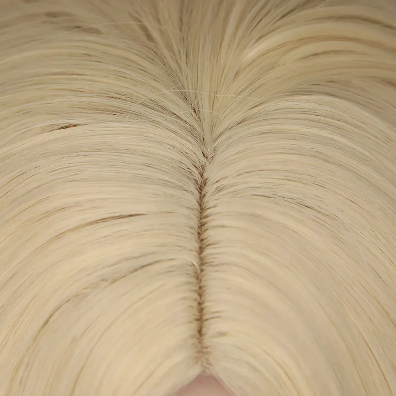 Długa blond peruka dla kobiet Jasna blond peruka Długie proste blond włosy Peruki syntetyczne