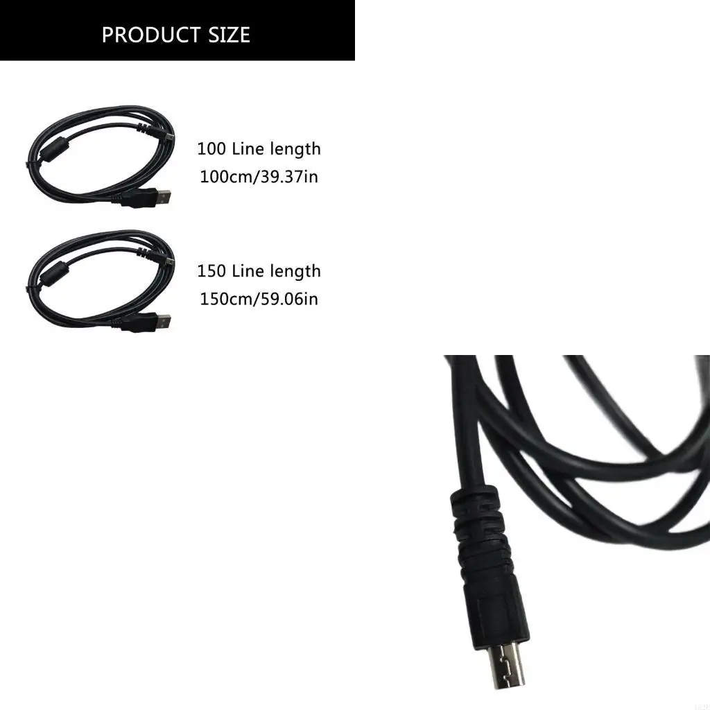 462E Flexible USB Charging Cable with 8Pin Data Cord for  Cybershot Models DSC-W710 W730 W800 W810 W830
