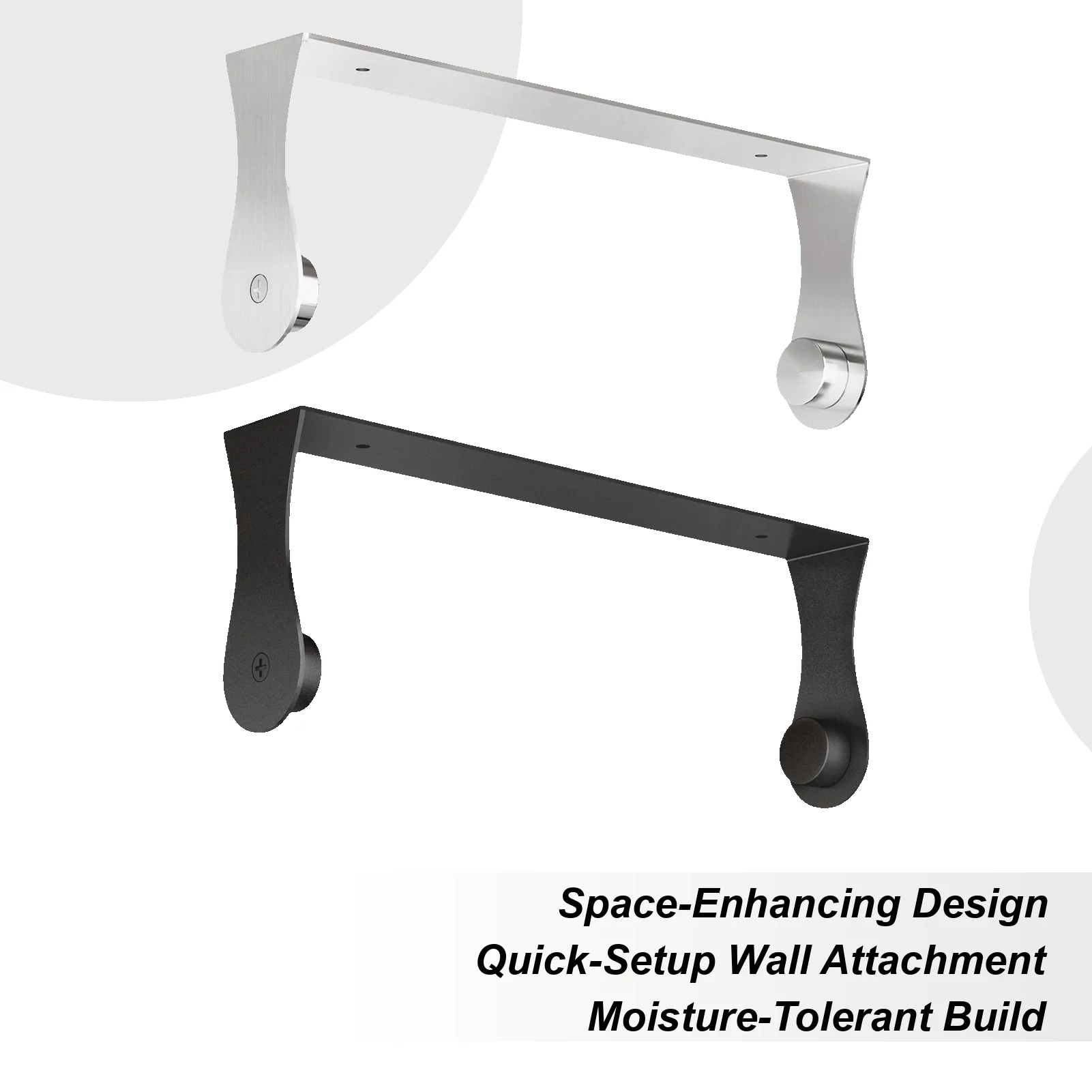 

Under Cabinet Paper Towel Holder Self Adhesive Organizer Under Counter Towel Roll Rack For Kitchen Bathroom Pantry Laundry Room