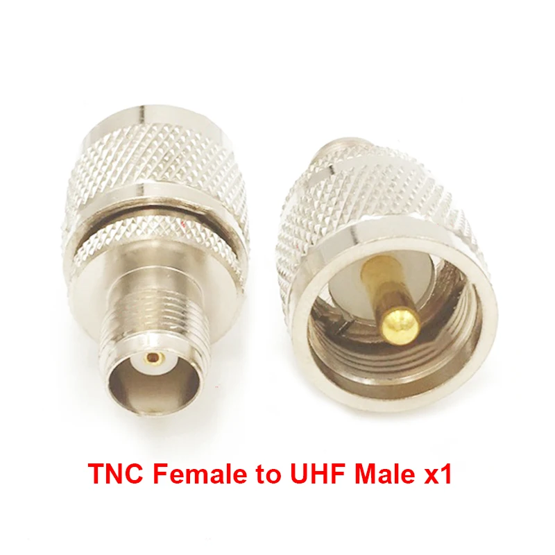 1 Stück TNC zu PL259 SO239 HF-Stecker UHF Stecker-Buchse zu TNC Buchse-Stecker Adapter Reines Kupfer Gerader Koax-Konverter – Detail 4