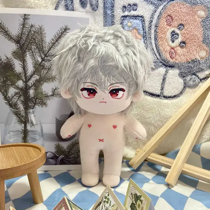 Muñeco de peluche de Anime Sakata Gintoki de 20cm, peluches con ropa, figura Adorable de dibujos animados, marioneta, juguetes de vestir, regalos de navidad