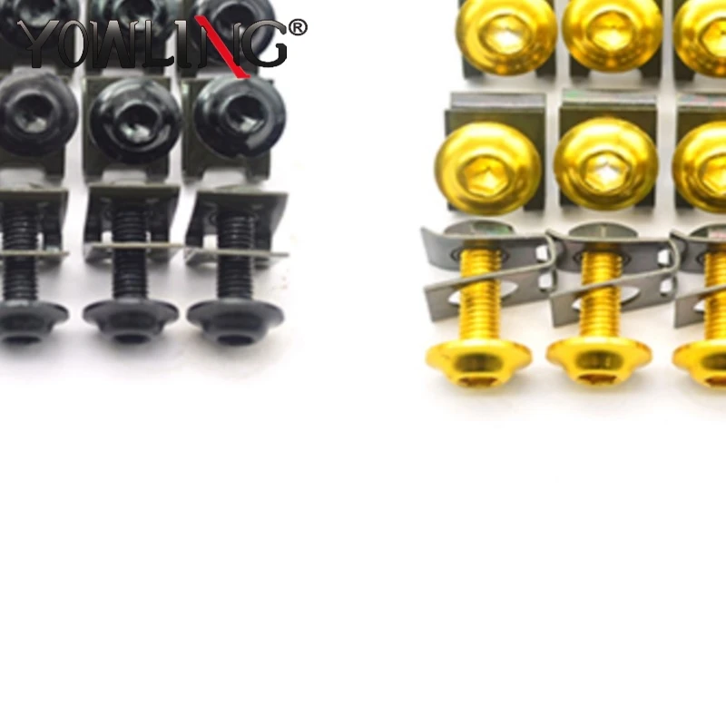 

20 PC Motorcycle Accessories M6 Fairing Bolts Spire Speed Fastener Clips Screw For Britten Brough Agusta Victory Aprilia