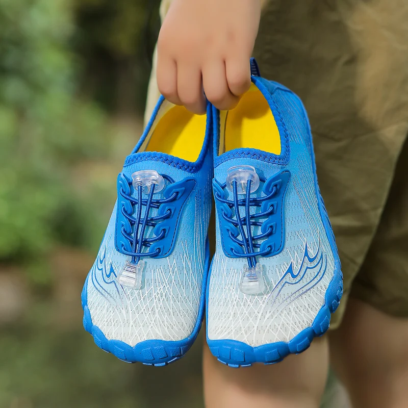 29-38# Children's Summer Wading Shoes Parent-Child Vacation Beach Swimming Shoes Student Quick Drying Water Sports Shoes