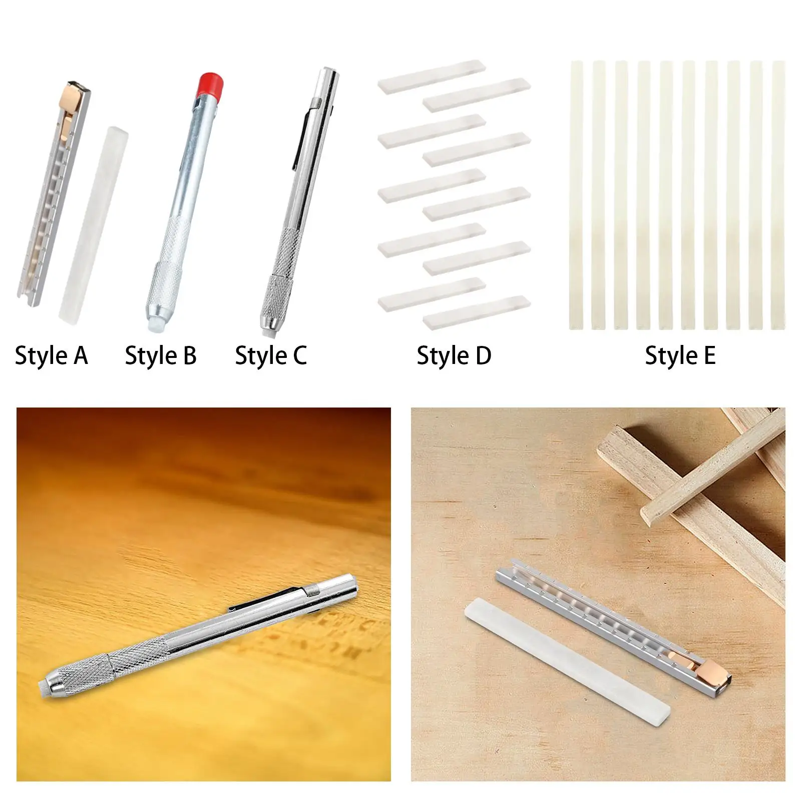 

Soapstone Holder Drawing Pen Accessory Replacement Woodworking Marking Pen Slate Pen Tool for Construction Textile Drafting