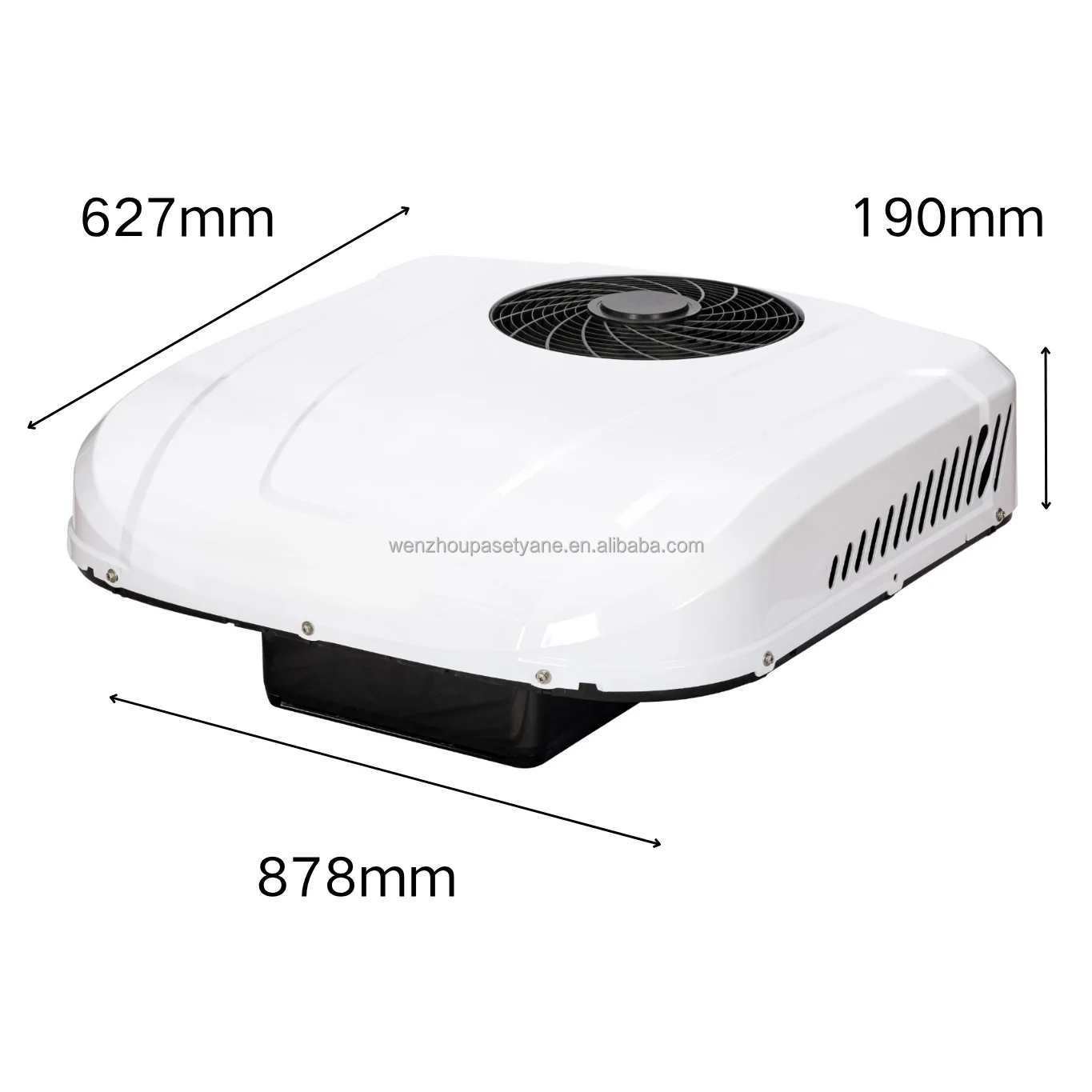 12V 24V DC Battery Operated All-in-one Parking AC Unit, Rooftop Mount Truck Cabin Air Conditioning For Sleeper Truck & Camper RV