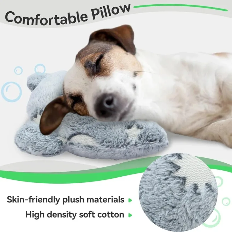 

Winter Pet Pillow Dog Cat Sleeping Half Moon Shape Pillow Small Dog Plush Luminous Pillow Sleep Mat for Indoor Dogs Cats Puppies