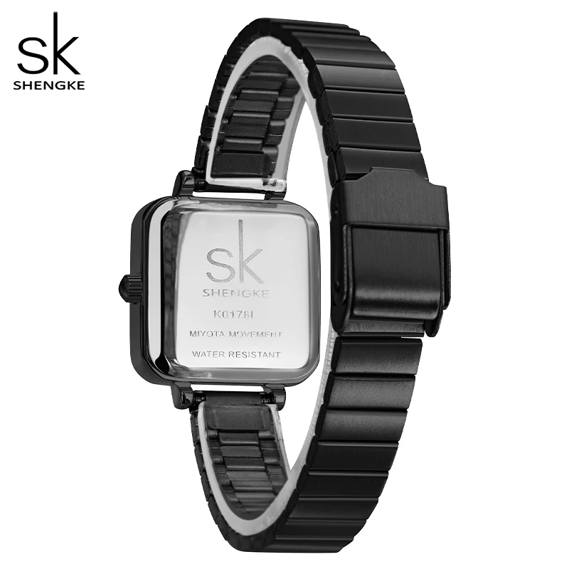 Shengke Fashion Style Women Watches Square Design Original Woman\'s Quartz Wristwatches Top Luxury Brand Female SK Gift Clock