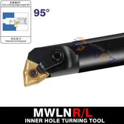 TUOZ S40T-MWLNR08 S40T-MWLNL08 MWLLNR08 MWLNL08 40mm S40T 95° WNMG08 MWLNL MWLNR CNC Internal Turning Tools
