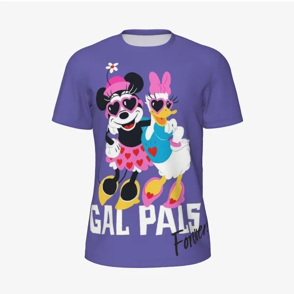 العصرية العلامة التجارية الجديدة مينا و ديزي ثلاثية الأبعاد مطبوعة الشارع الشهير الخريف الرجال والنساء فضفاض تي شيرت الأطفال #1