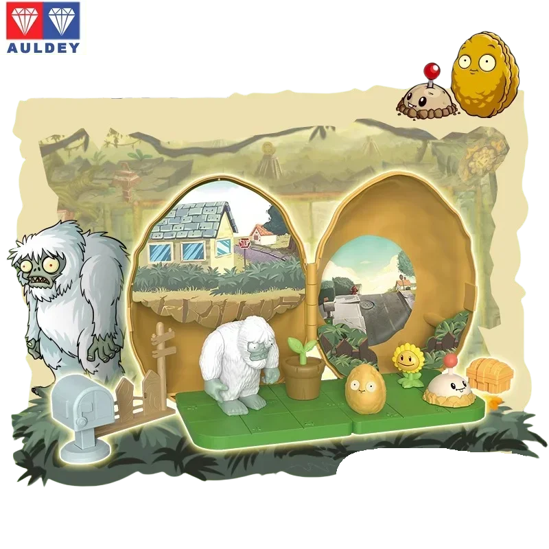​ Auldey Plants vs Zombies 2 Zombie Attack Surprise Nut Wall Blind Box - อย่างเป็นทางการของเล่นสะสมสําหรับเด็ก, สุ่มของขวัญรูป