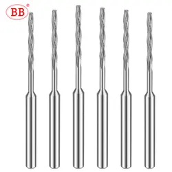 BB Machine Reamer Left Hand Micro Carbide Spiral Flute Bright PRO CNC External Cooling Aluminum Small Hole Making 0.5mm-2.22mm