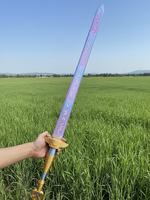 Kpop Rumi Sword With Symbol Outfits Demon Roleplay Hunters Sword Cosplay Prop Women Men Halloween Carnival Costume Accessories