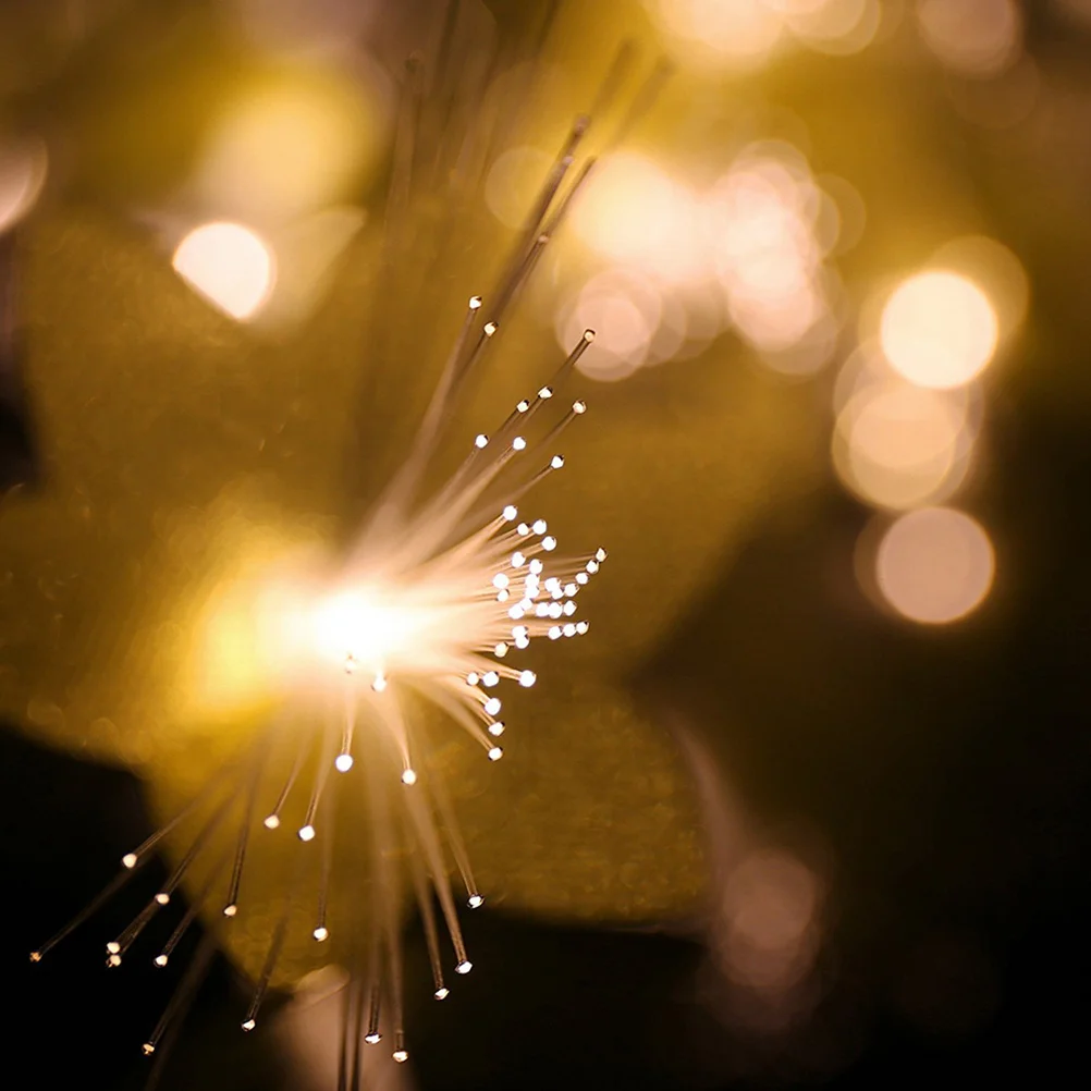 USB الألياف البصرية شجرة شكل LED مصباح الليل الإبداعية سطح المكتب ضوء ديكور السرير ضوء الليل زخرفة لغرفة النوم ديكور المنزل #3