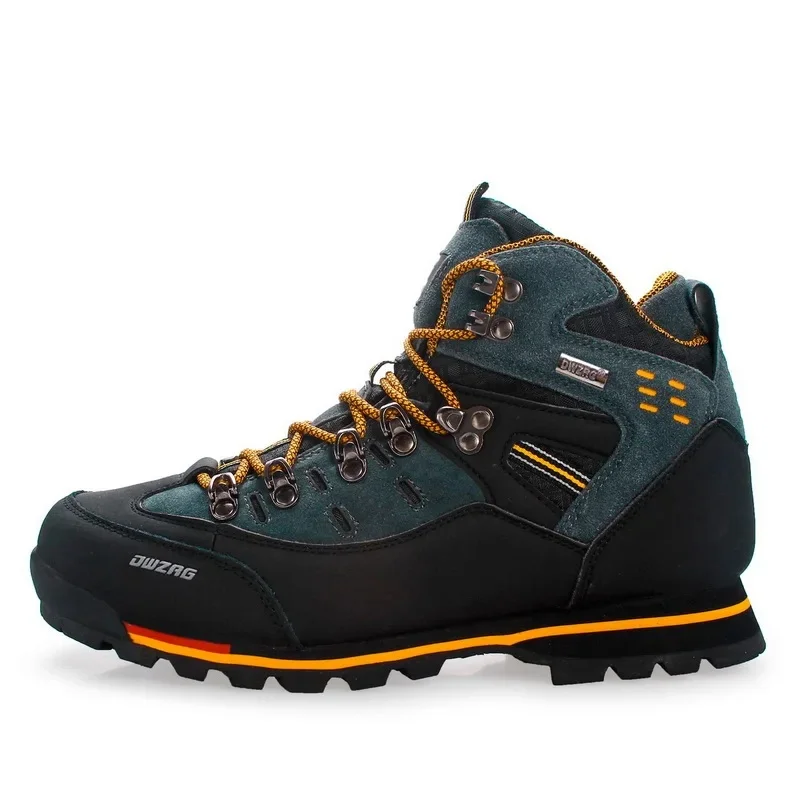 Zapatos de senderismo para hombre, botas de Trekking de escalada de montaña, botas de nieve informales de moda para exteriores, alta calidad