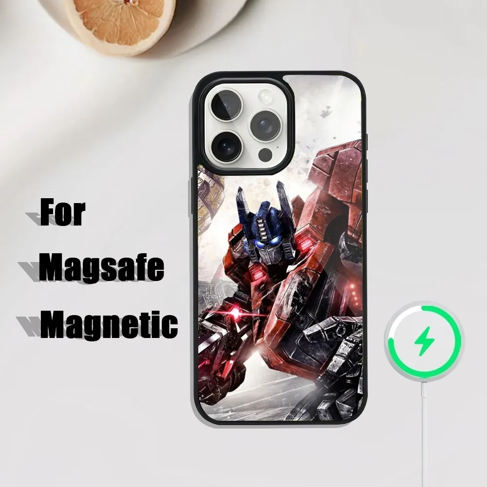 T-Transformerss O-Optimus Prime Phone Case For iPhone 16,15,14,13,12,11,Plus,Pro,Max Mini Magsafe Magnetic Wireless Charging